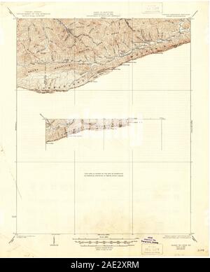 USGS TOPO Map Tennessee VA Hagan 188151 1932 62500 Restauro Foto Stock