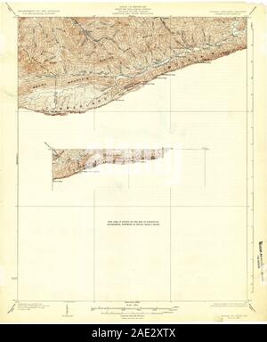 USGS TOPO Map Tennessee VA Hagan 188148 1932 62500 Restauro Foto Stock