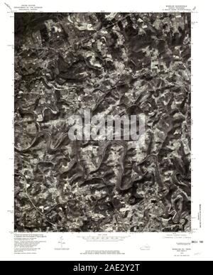 USGS TOPO Map Tennessee VA Wheeler 187196 1976 24000 Restauro Foto Stock