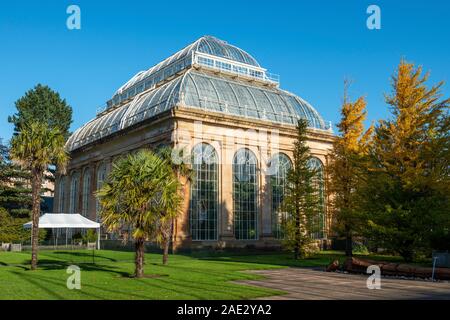 La Casa delle Palme e serra in Royal Botanic Garden, Edimburgo, Scozia, Regno Unito Foto Stock