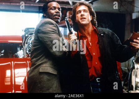 DANNY GLOVER, Mel Gibson e Joe Pesci in Arma letale 3 (1992), diretto da Richard Donner. Credito: WARNER BROTHERS / Album Foto Stock