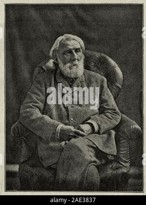 Foto di Ivan Sergeyevich Turgenev sei mesi prima della sua morte. Ivan Sergeyevich Turgenev (1818 - 1883) era un romanziere russo breve storia scrittore, p Foto Stock