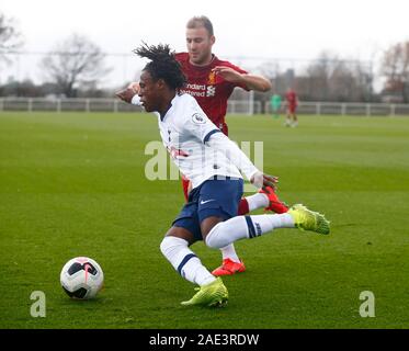ENFIELD, Inghilterra. 06 Dicembre: Tariq cerve del Tottenham Hotspur durante la Premier League 2 tra Tottenham Hotspur e Liverpool presso la Hotspur modo, e Foto Stock