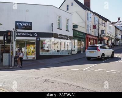 CHEPSTOW, Regno Unito - CIRCA NEL SETTEMBRE 2019: Vista della città di Chepstow Foto Stock