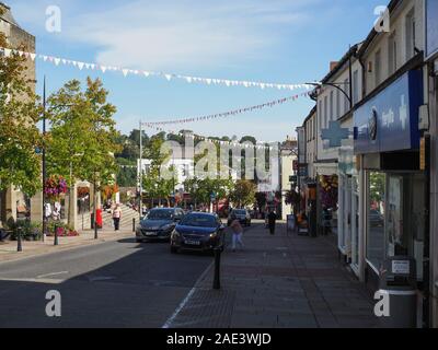 CHEPSTOW, Regno Unito - CIRCA NEL SETTEMBRE 2019: Vista della città di Chepstow Foto Stock