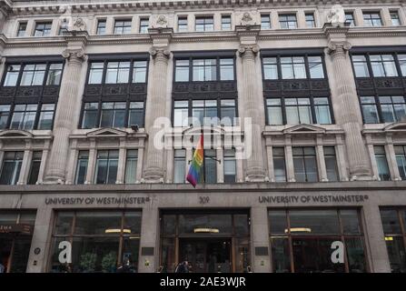 LONDON, Regno Unito - CIRCA NEL SETTEMBRE 2019: Università di Westminster Foto Stock