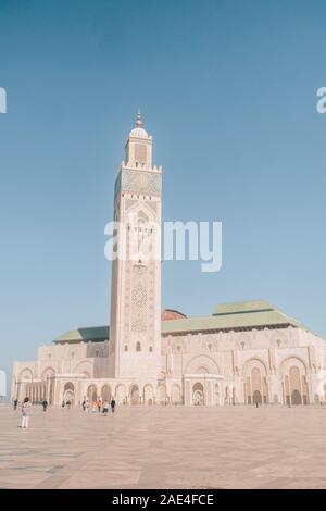 Moschea di Hassan II a Casablanca, Marocco Foto Stock