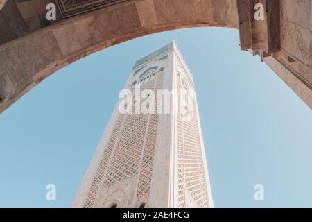 Moschea di Hassan II a Casablanca, Marocco Foto Stock