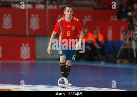 A Torrejon de Ardoz, Spagna. 3 dicembre, 2019. Lin (ESP) Futsal : internazionale amichevole tra Spagna 9-1 Giappone presso il Pabellon Muncipal Jorge Garbajosa a Torrejon de Ardoz, Spagna . Credito: Mutsu Kawamori/AFLO/Alamy Live News Foto Stock