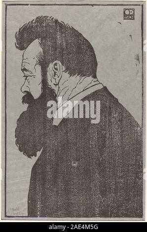 Ferdinand Hodler; 1904data Emil Orlik, Ferdinand Hodler, 1904 Foto Stock