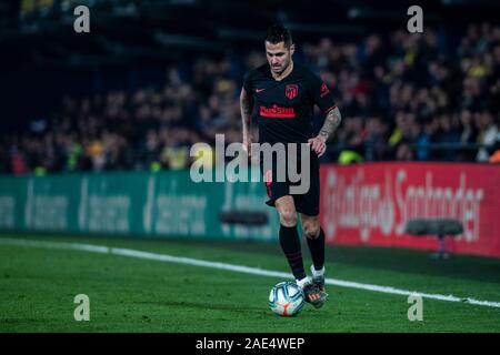 Il 6 dicembre 2019; Estadio de la Ceramica, Villarreal, Spagna; La Liga Calcio, Villarreal Club de Futbol versus Atletico de Madrid; Vitolo - uso editoriale Foto Stock