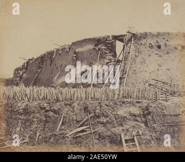 Angolo di North Fort Taku al quale i francesi entrarono, Agosto 21, 1860; 1860data Felice Beato, angolo di North Fort Taku al quale i francesi entrarono, Agosto 21, 1860, 1860 Foto Stock