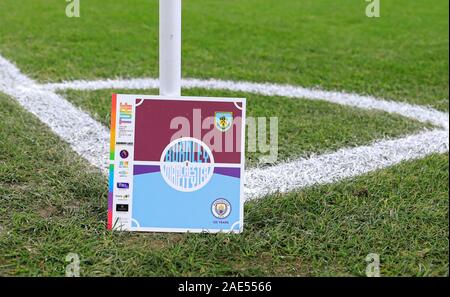 Il 3° dicembre 2019, Turf Moor, Burnley, Inghilterra; Premier League, Burnley v Manchester City : Giornata programma a Turf MoorCredit: Conor Molloy/news immagini Foto Stock