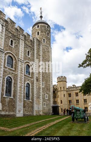 Londra - 05 Settembre 2019: all'interno della Torre di Londra Londra, 05 Settembre 2019 Foto Stock