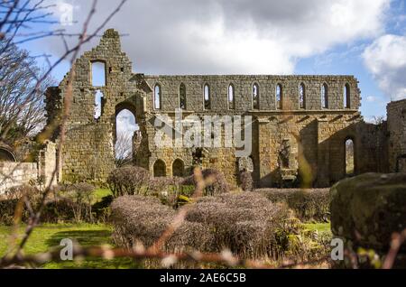Abbazia di Jervaulx Foto Stock