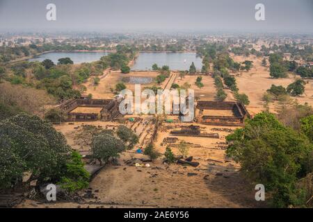 Vat Phou, Paksè, Laos, in Asia. Foto Stock