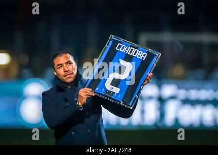 Milano, Italia. 06 Dic, 2019. premiazione cordoba durante Inter vs Roma, italiano di calcio di Serie A del campionato Gli uomini in Milano, Italia, Dicembre 06 2019 Credit: Indipendente Agenzia fotografica/Alamy Live News Foto Stock