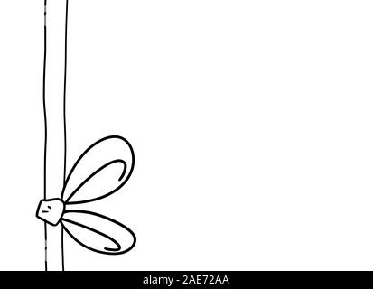 Disegnata a mano dono stravagante design della scheda Foto Stock