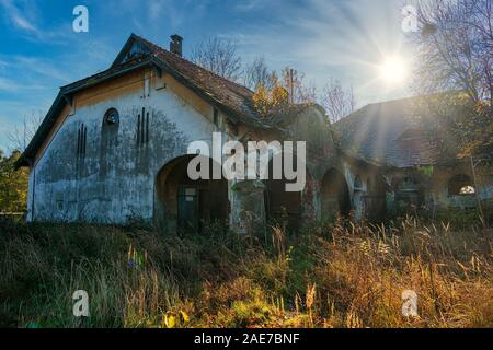 Vecchia Fucina in Strzybnik in Polonia meridionale Foto Stock