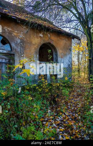 Vecchia Fucina in Strzybnik in Polonia meridionale Foto Stock