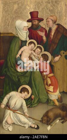 Santa Maria Cleofa e la sua famiglia; c. 1520/1528 Bernhard Strigel, Santa Maria Cleofa e la sua famiglia, c 1520-1528 Foto Stock