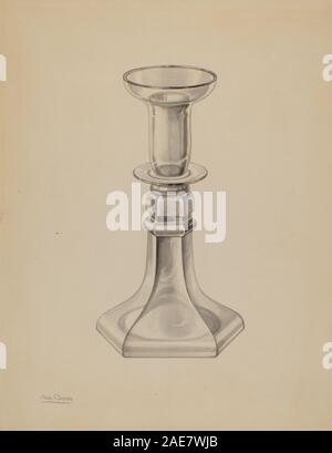 Candelabro; 1938 circa data Charles Caseau, candelabro, c 1938 Foto Stock