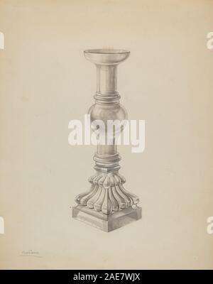 Candelabro; 1938 circa data Charles Caseau, candelabro, c 1938 Foto Stock