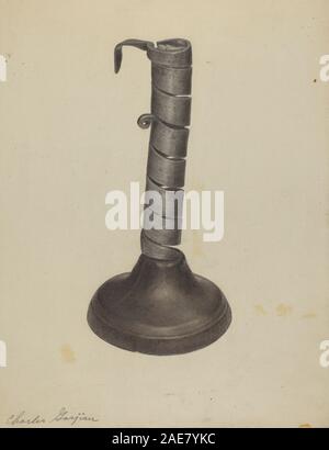 Candelabro; 1938 circa data Charles Garjian, candelabro, c 1938 Foto Stock