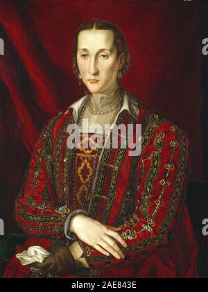 Eleonora di Toledo; c. 1560 Agnolo Bronzino, Eleonora di Toledo, c 1560 Foto Stock