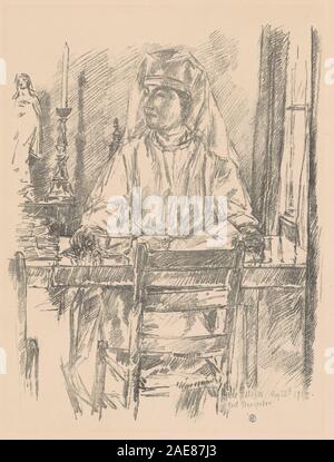 La Croce Rossa infermiera; 1918data bambino Hassam, Croce Rossa Nurse, 1918 Foto Stock