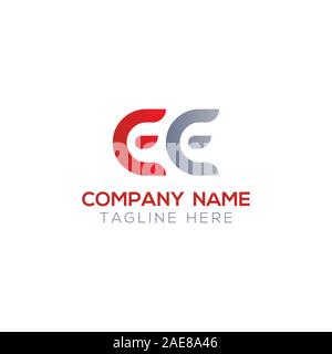 EE iniziale lettera collegata Logo. Lettera di Creative EE moderno Logo aziendali template vettoriale. Iniziale Logo EE modello di progettazione Illustrazione Vettoriale