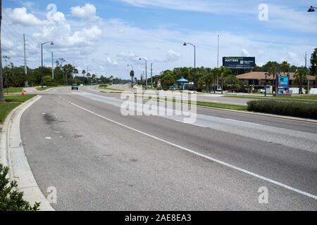 West Irlo Bronson Memorial Highway US 192 attraverso kissimmee florida usa Foto Stock