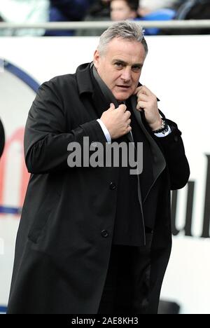 22 Gennaio 2011 - Campionato NPower Football - Cardiff Vs Watford - Cardiff Manager Dave Jones. Fotografo: Paolo Roberts / Uno in alto/Alamy. Foto Stock