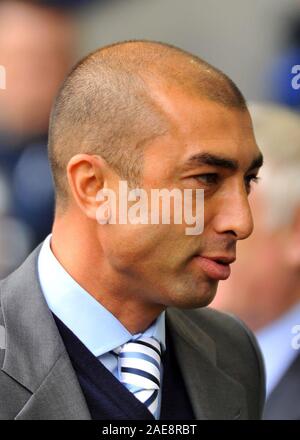 25 Settembre 2010 - Premier League Football - West Brom Albion Vs Bolton - West Brom manager Roberto DiMatteo. Fotografo: Paolo Roberts / OneUpTop/Alamy. Foto Stock