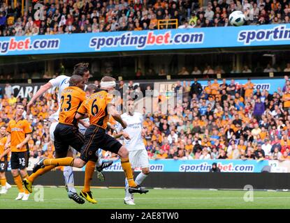 WOLVERHAMPTON, Regno Unito, 28 agosto 2010:durante il Premiership Match tra Wolverhampton Wanderers e Newcastle United at Molineux, Wolverhampton, Regno Unito. Fotografo:Paul Roberts / OneUpTop/Alamy. Foto Stock