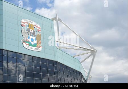 Xxi Aprile 2012. Calcio - Campionato nPower Football - Coventry City Vs Doncaster Rovers. Vista generale (GV) di Ricoh Arena, casa di Coventry City. Fotografo: Paolo Roberts/OneUpTop/Alamy. Foto Stock