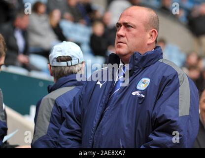 Xxi Aprile 2012. Calcio - Campionato nPower Football - Coventry City Vs Doncaster Rovers. Coventry manager Andy Thorn. Fotografo: Paolo Roberts/OneUpTop/Alamy. Foto Stock