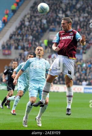 19 Novembre 2011 - Championsip npower Football - Coventry City vs West Ham United. Kevin Nolan torna su obiettivo. Fotografo: Paolo Roberts / OneUpTop/Alamy. Foto Stock