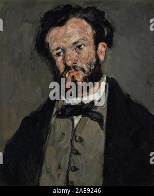 Ritratto di Anthony Valabrègue; Paul Cézanne (francese, 1839 - 1906); 1869 - 1871; Olio su tela; 60 × 50,2 cm (23 5/8 × 19 3/4 in.); 85.PA.45 Foto Stock