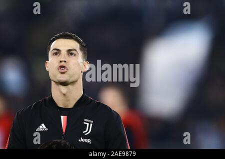 Stadio Olympico, Roma, Italia. Il 7 dicembre, 2019. Serie A CALCIO, Lazio contro la Juventus; Cristiano Ronaldo della Juventus - Editoriale usare carte di credito: Azione Plus sport/Alamy Live News Foto Stock