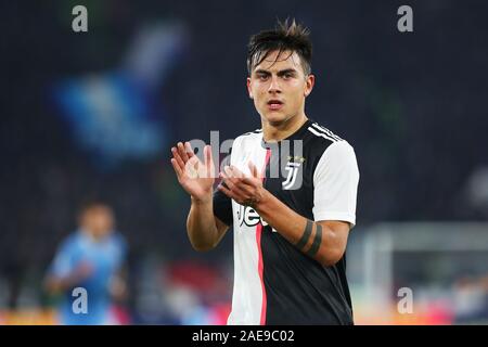 Milano, Italia. 07Th Dec, 2019. Paulo Dybala della Juventus gesti durante il campionato italiano di Serie A partita di calcio tra la SS Lazio e Juventus il 7 dicembre 2019 presso lo Stadio Olimpico di Roma, Italia - Foto Federico Proietti/ESPA-Immagini Credito: Cal Sport Media/Alamy Live News Foto Stock