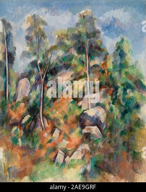 Vintage Paul Cezanne pittura artwork Foto Stock