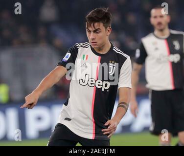 Roma, Italia. Il 7 dicembre, 2019. Paulo Dyabala della Juventus durante il campionato italiano di una partita di calcio tra SS Lazio e Juventus FC presso lo Stadio Olimpico di credito: Ciro De Luca/ZUMA filo/ZUMAPRESS.com/Alamy Live News Foto Stock