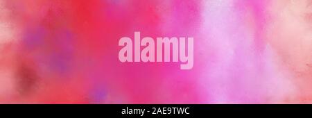 Abstract diffondere dipinta sullo sfondo di banner con il gelso , moderata e rosa di colore rosa. può essere utilizzato come sfondo, poster o tela tecnica. Foto Stock