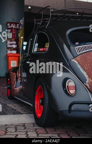 Volkswagen maggiolino alla gioventù cultura automobilistica in Shah Alam, Malaysia Foto Stock