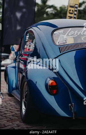 Volkswagen maggiolino alla gioventù cultura automobilistica in Shah Alam, Malaysia Foto Stock