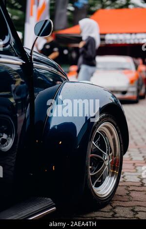 Volkswagen maggiolino alla gioventù cultura automobilistica in Shah Alam, Malaysia Foto Stock