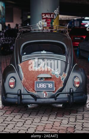 Volkswagen maggiolino alla gioventù cultura automobilistica in Shah Alam, Malaysia Foto Stock