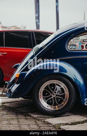 Volkswagen maggiolino alla gioventù cultura automobilistica in Shah Alam, Malaysia Foto Stock