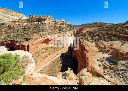 Grand Lavare Trail, Capitol Reef National Park nello Utah Foto Stock